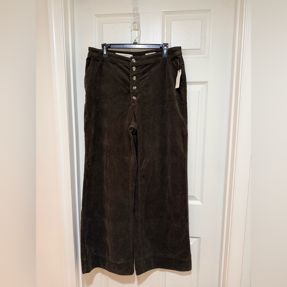 Pilcro by Anthropologie Olive Corduroy Pants